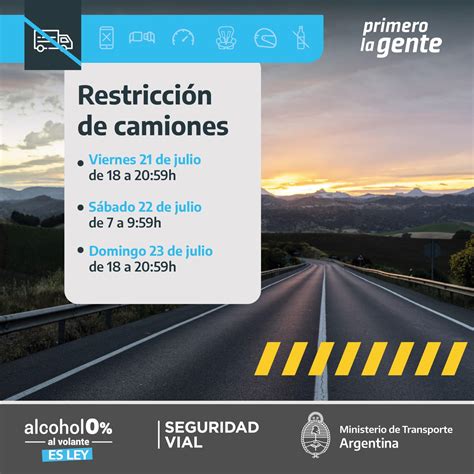 El Fin De Semana Habr Restricci N Para La Circulaci N De Camiones Por