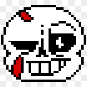 Sans Head Png - Sans Face Pixel Art, Transparent Png - vhv