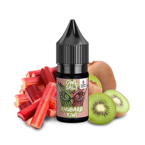 Rhubarb Kiwi Liquid E Zigarette Nikotinsalzliquid Ml Owl Salt