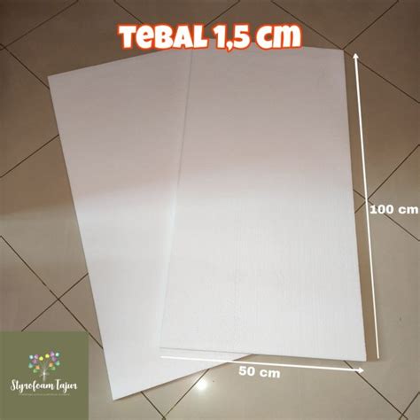 Jual 100 X 50 Tebal 15 Cm Styrofoam Lembaran Gabus Lembaran Shopee