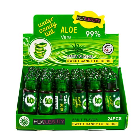 Помада тинт для губ на водной основе HUDA BEAUTY Aloe Vera 99 % набор 6 ...