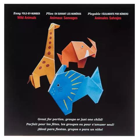 Wild Animals Fold By Number Origami Paper | Hobby Lobby | 1885615