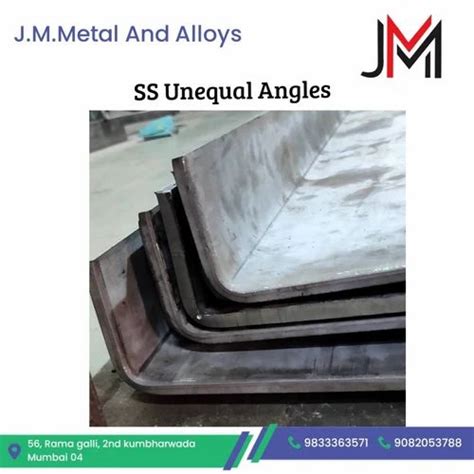 Stainless Steel L Shaped Ss Unequal Angles At Rs Kg In Mumbai