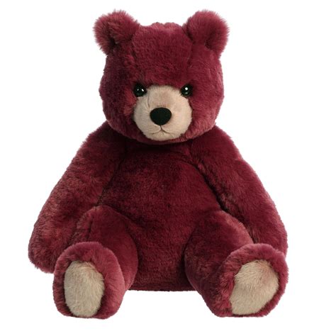 Aurora - Bear - 15.5" Humphrey Bear - Burgundy Plush - Walmart.com