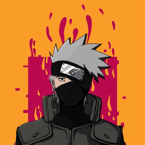 Kakashi Hatake Wallpaper 4k Illustration Naruto Minimal 46 Off