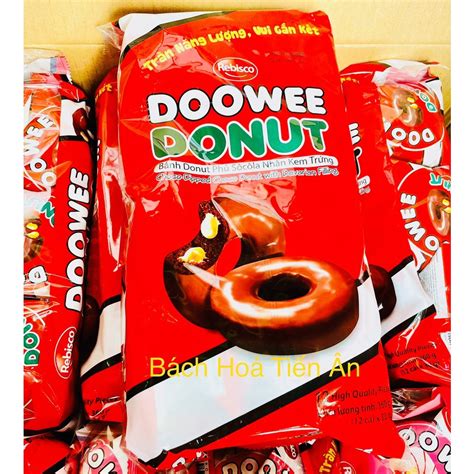 Bịch 12 Chiếc Bánh Donut Doowee Rebisco 360gr 12 Cái X 30g Shopee Việt Nam