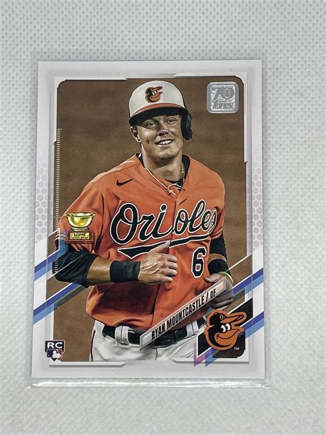 2021 Topps Series 1 Ryan Mountcastle 143 Orioles Rc Rookie Ebay