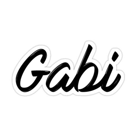 Gabi Sticker For Sale By Shalomjoy Gabi Stickers Girl Names