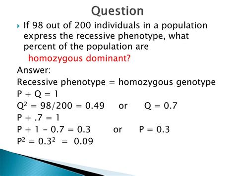 Ppt Hardy Weinberg Principle Equilibrium Powerpoint Presentation Free Download Id 5345483