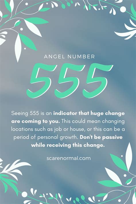 Angel Number 555 Meaning | 555 angel numbers, Angel number meanings ...