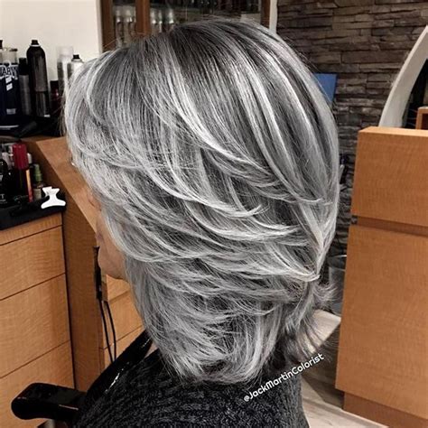 ️Short Hairstyles With Gray Highlights Free Download| Goodimg.co