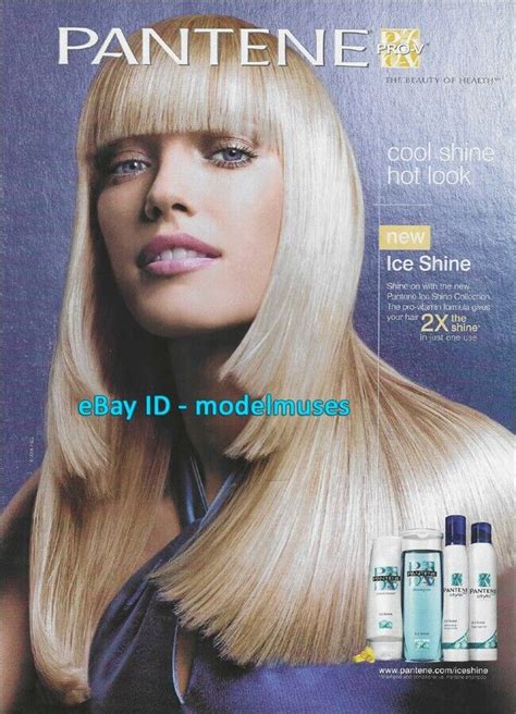 Pantene Hair Care 1 Page Magazine Print Ad 2006 Beautiful Blonde Woman