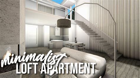 Roblox Welcome To Bloxburg Minimalist Loft Apartment Youtube