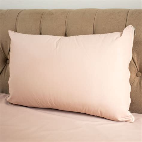 Kit 2 Capas Travesseiro Impermeável Pvc Cor Nude Zíper Elo7