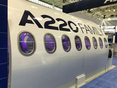 APEX EXPO: Examining the Airbus A220 supplied interior. - Economy Class ...