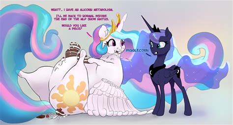 Safe Artist Xbi Princess Celestia Princess Luna Alicorn