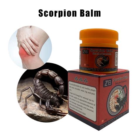 Pcs Painkiller Cream Scorpion Venom Ointment