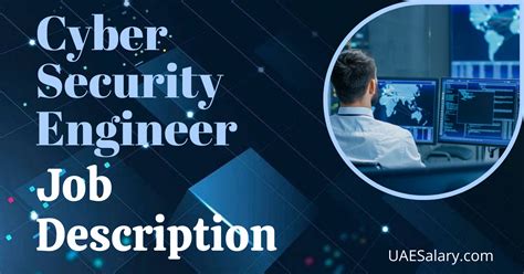 Cyber Security Engineer Job Description Template For