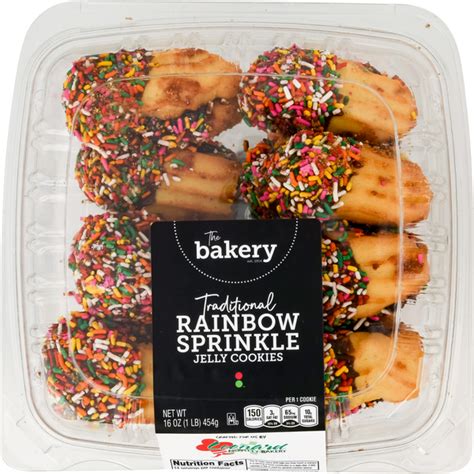 Save On Stop Shop The Bakery Traditional Jelly Cookies Rainbow