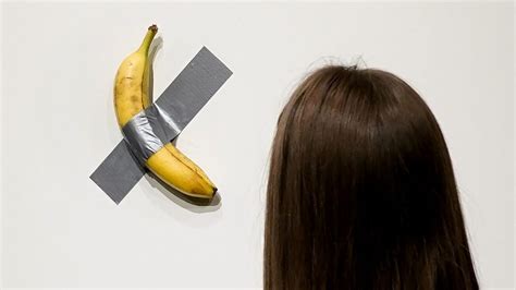 Banana Duct Taped To A Wall Sells For 5 2m At Auction In New York