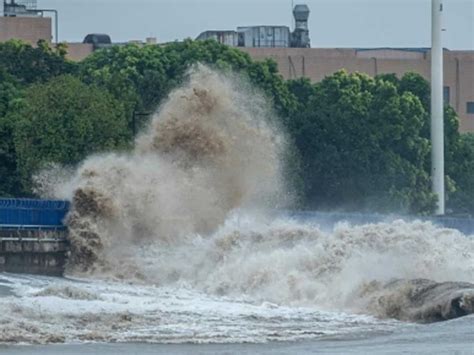 Typhoon Muifa Makes Landfall Twice In China