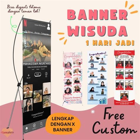 Standing Banner Wisuda Design Lucu Di 2024 Desain Banner Spanduk Lucu