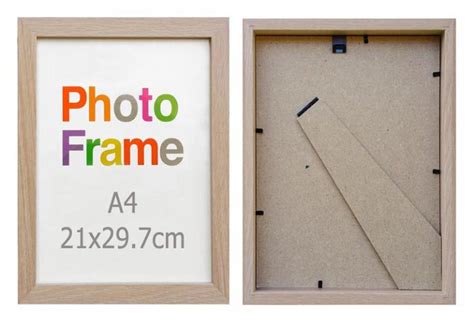 A Natural Wood Box Frame Suits X Cm Paper With Clear Glass And