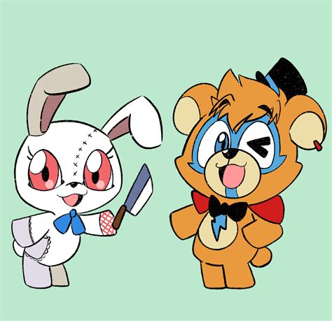 Chibi Vanny And Freddy Drawn By Me Rfivenightsatfreddys