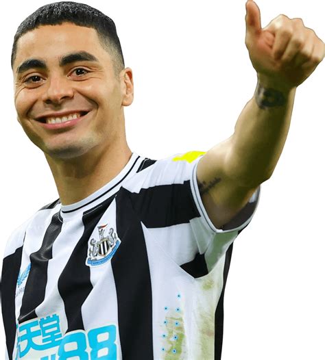 Miguel Almirón Newcastle United football render - FootyRenders