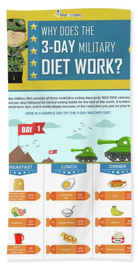 Why Does The 3 Day Military Diet Work Beach Towel By Findatopdoc Pixels