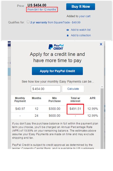 Enter Paypal Credit Line Paypal Community