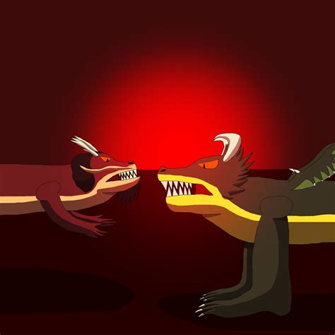 The dragon vs dragon 3 by Monstercartoon on DeviantArt