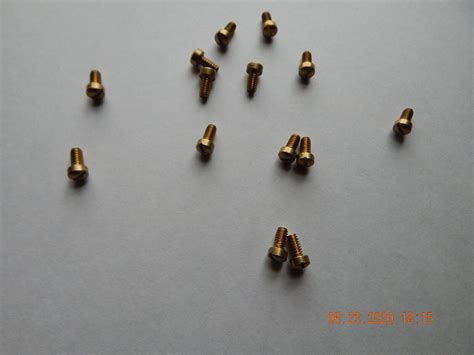 Brass Fillister Head Slotted Machine Screws 10 24 X 3 8 15 Pcs New Ebay