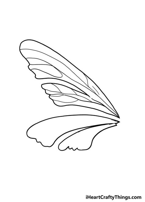 How To Draw Fairy Wings Step By Step!