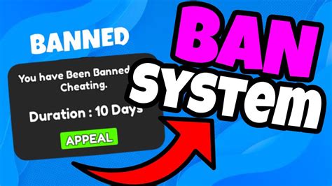 How To Make Ban System Roblox Youtube