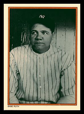 1985 Topps Circle K Babe Ruth New York Yankees HOF 2 Near Mint NM EBay