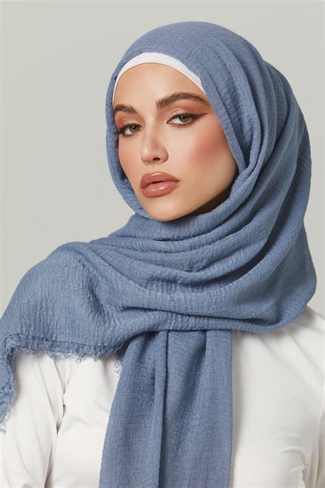 Everyday Cotton Crinkle Hijab Empower Zahraa The Label