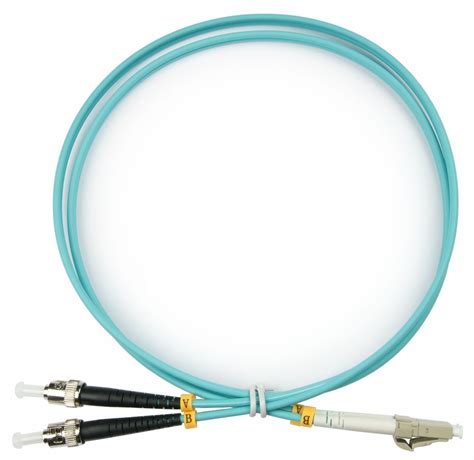 Патч-корд оптический TopLan, дуплексный, LC/PC-ST/PC, MM 50/125 (OM3 ...