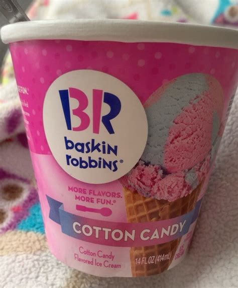 Cotton Candy Ice Cream Baskin Robbins