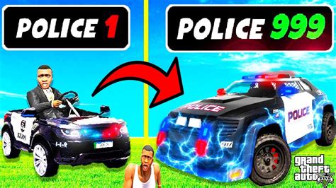 Franklin Upgrading OFFROAD POLICE CARS To GOD POLICE CARS In GTA 5