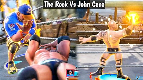 The Rock Vs John Cena💪 Wwe 2k Battlegrounds Youtube