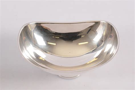 Bowl Sterling Silver Gustaf Jansson Cg Hallberg Silver