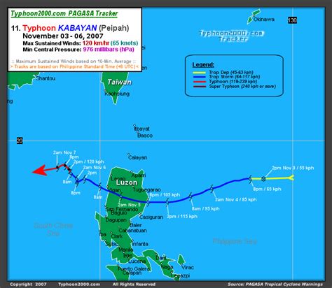 :: Typhoon2000.com® :: Philippine Tropical Cyclones 2007 Season Summary