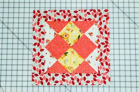 Monthly Mini Quilt For September The Quarter Square Triangle Quartet