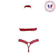 Body Harnais K Pi Dentelle Rouge Luxxa Body House Sex Shop En Ligne