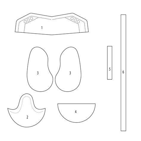 Printable Template Baby Booties | DIY Fondant Baby Shoes