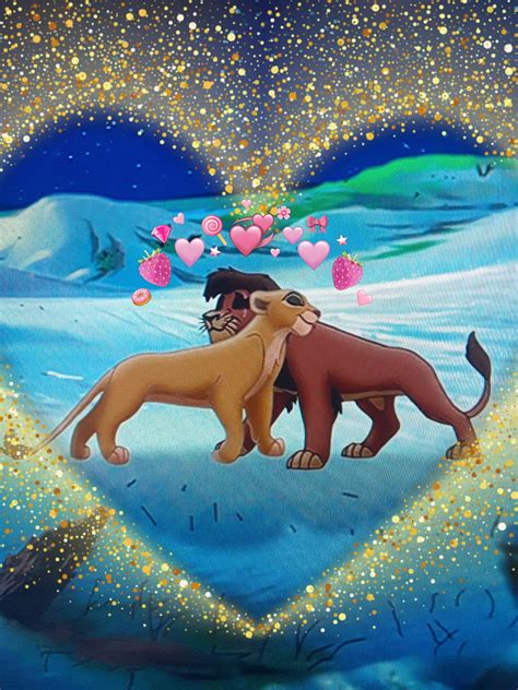 Kiara And Kovu Lion King Love Hd Phone Wallpaper Peakpx