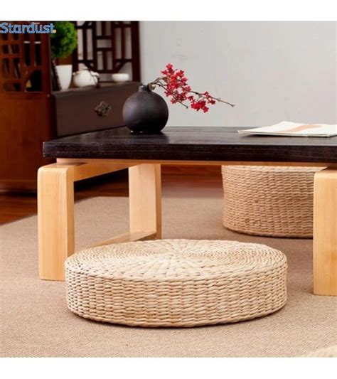 Mobilier Et D Coration En Rotin Tunisie Pouf En Rotin Plat