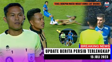 Wasit Tekel Horor Asep Ke Rian Tak Dapat Kartu Dari Wasit Karir Rian