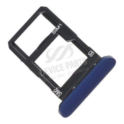 SIM SD Card Tray With Card Cap For Sony Xperia 10 II Dual Card Version